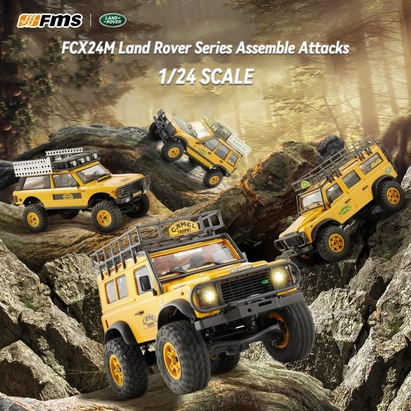1/24 RC Land Rover Crawler, 4WD Electric Remote Control Off-Road Vehicle - 2