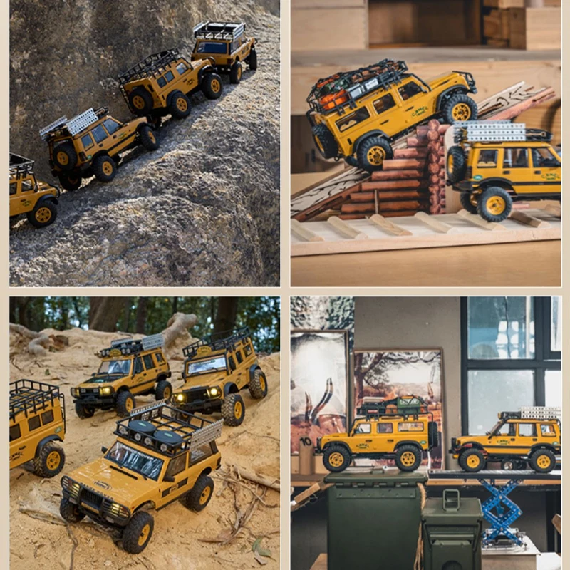 1/24 RC Land Rover Crawler, 4WD Electric Remote Control Off-Road Vehicle - 4