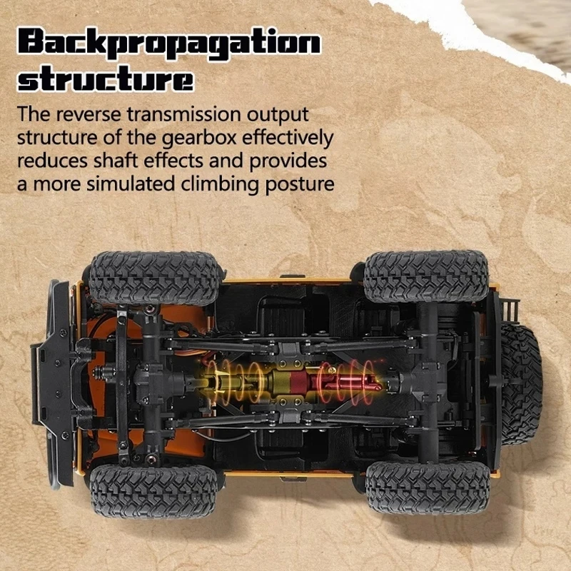 1/24 RC Land Rover Crawler, 4WD Electric Remote Control Off-Road Vehicle - 5