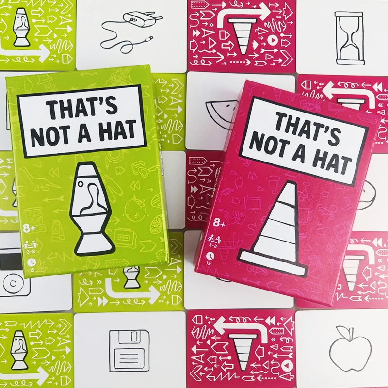 That's Not a Hat Party Card Game, Bluffing Memory Game for 3-8 Players - 3
