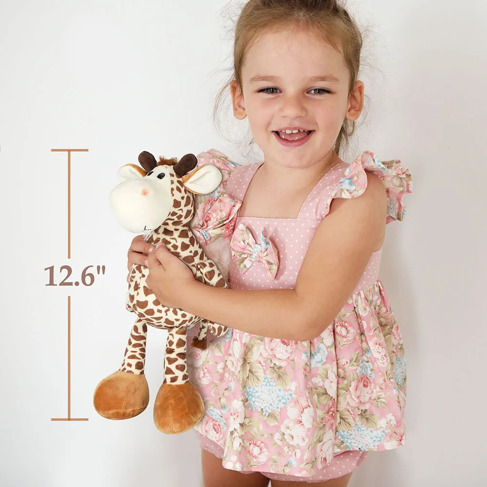 Giraffe Stuffed Animal, 12-Inch Soft Plush Toy for Kids - 3