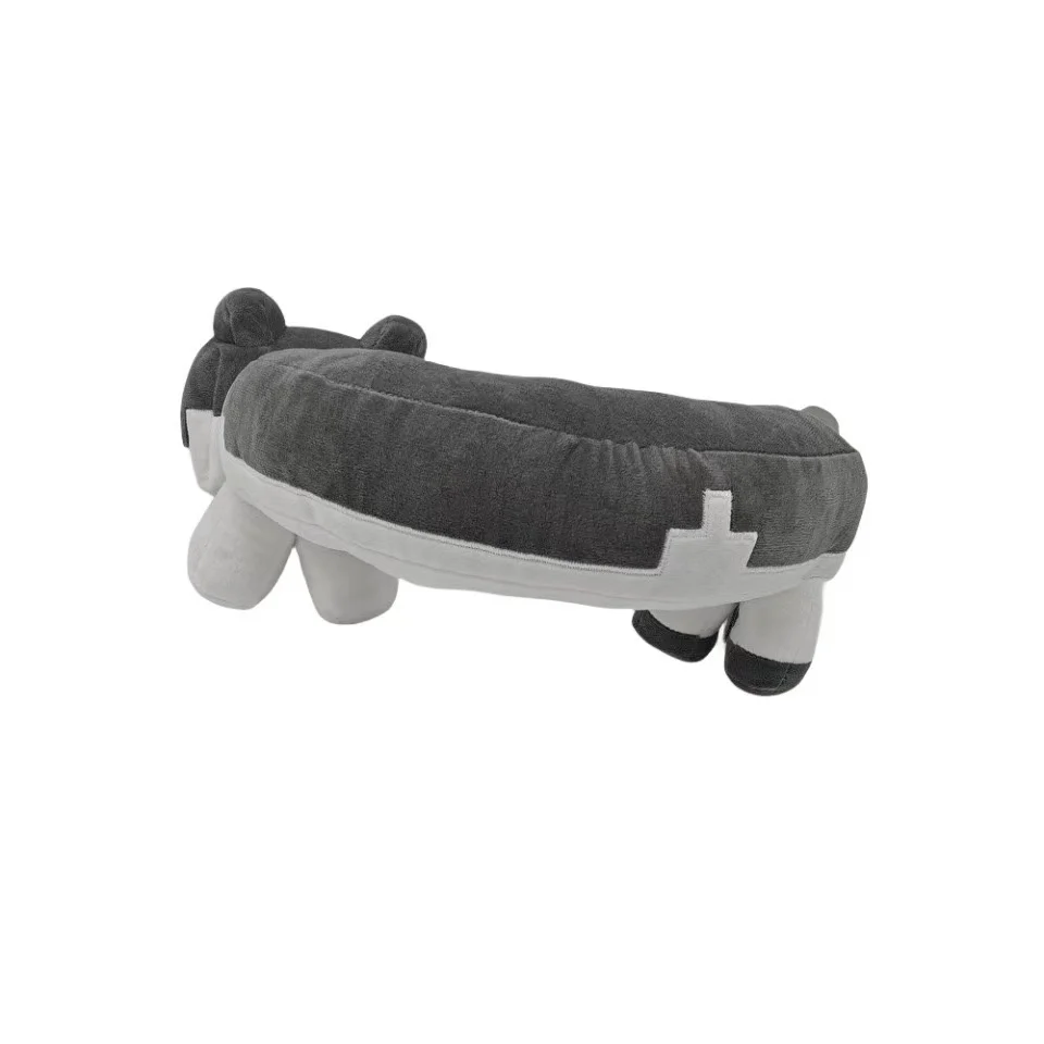 Gray U-shaped plush cat pillow for children - 6
