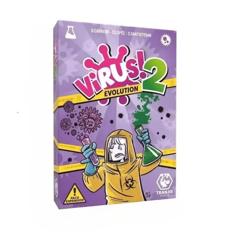 Virus Card Game and Virus Evolution 2 Strategy Board Game Set - 4