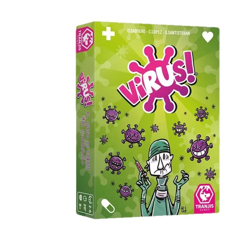 Virus Card Game and Virus Evolution 2 Strategy Board Game Set - 5
