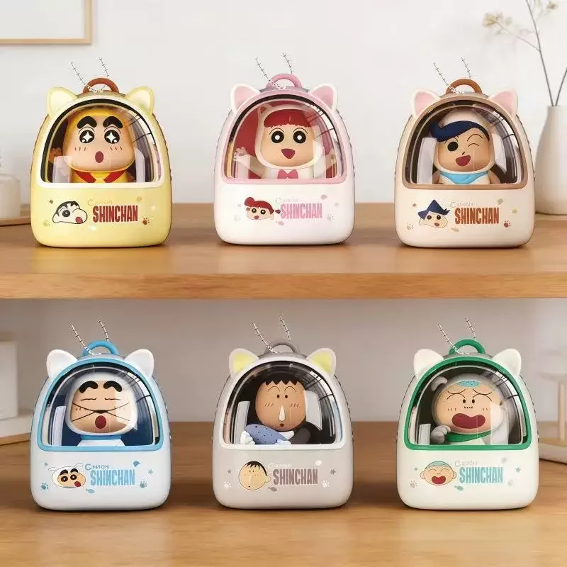 Crayon Shinchan Cat Dog Cosplay Mini Figures Blind Box Collectible Toys - 2