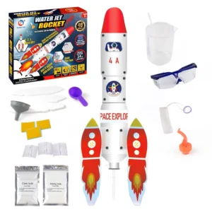 Kids Water Rocket Launcher, STEM Experiment Toy with 40ft Shooting Range