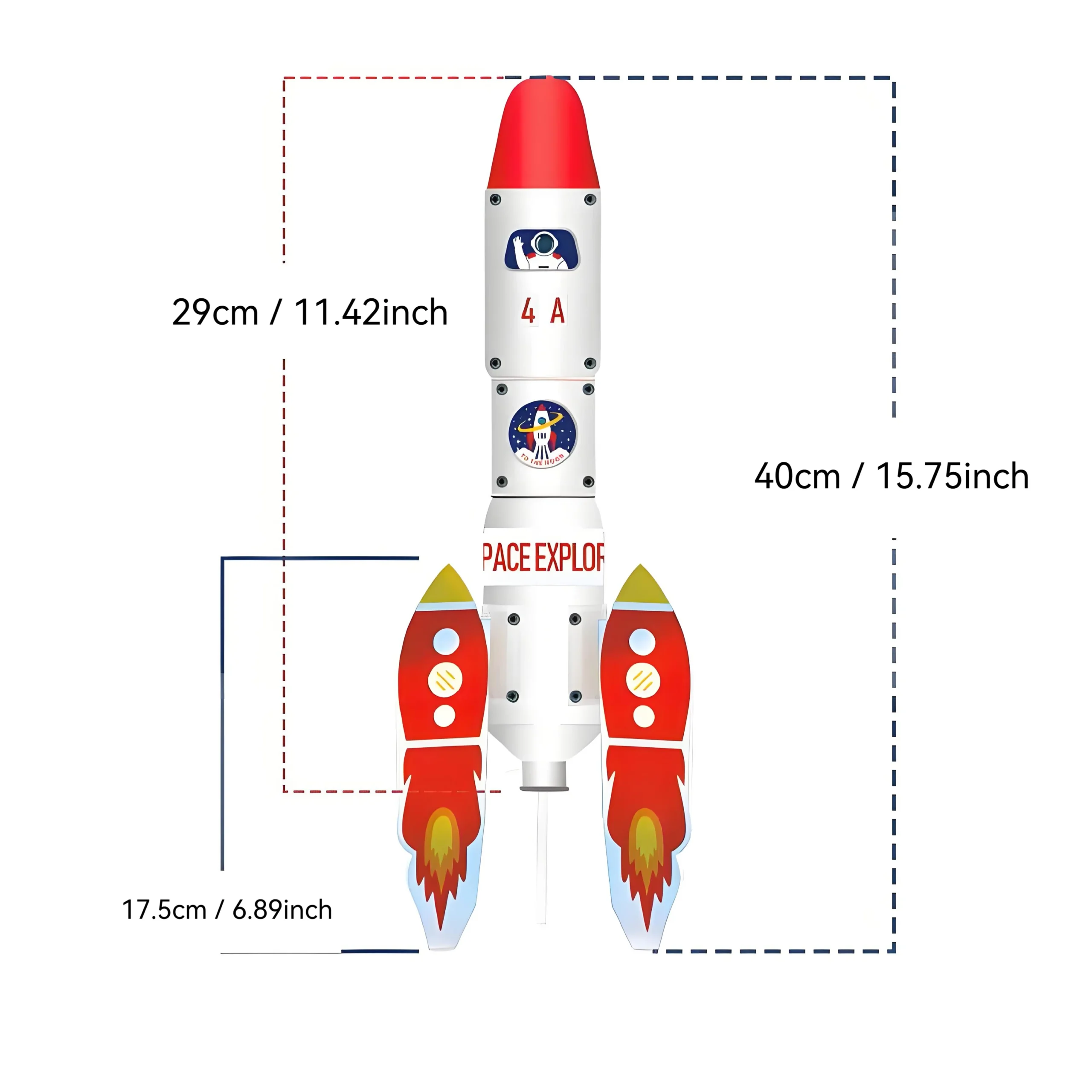 Kids Water Rocket Launcher, STEM Experiment Toy with 40ft Shooting Range - 5