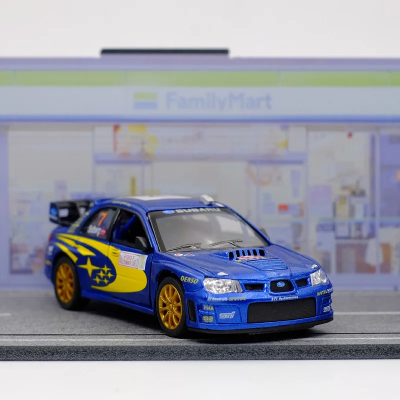 Subaru Impreza WRC 2007 Diecast Car Model 1:36 Scale Pull Back Toy - 6