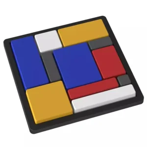 Logical thinking training puzzles for adults, brain teaser intelligence cubes and board game set