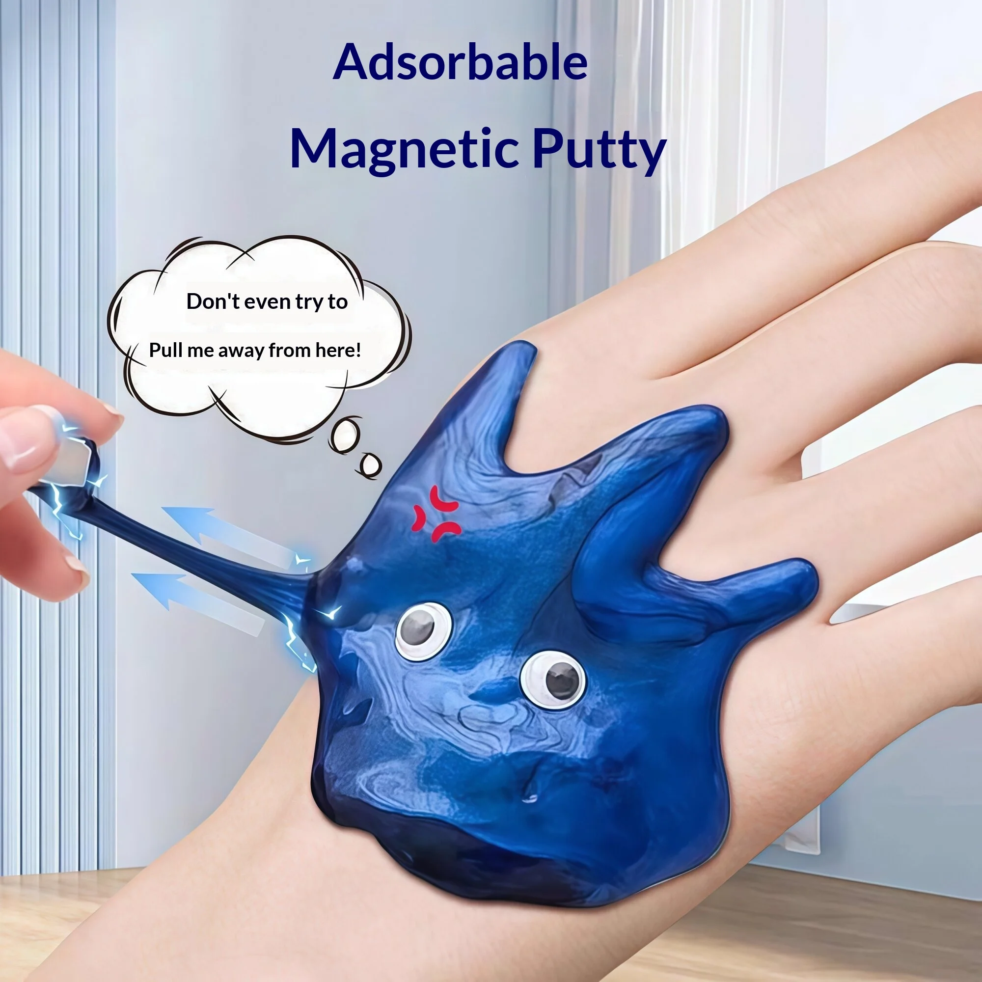 Magnetic Putty Slime with Magnet for Science Education and Fidget Play - 2