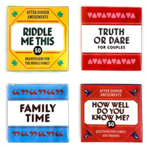 Riddle Me This Card Game - 50 Fun Dilemmas for Adults and Families