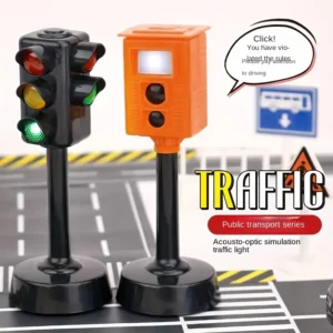 Traffic Light Toy with LED and Sound for Kids Safety Education