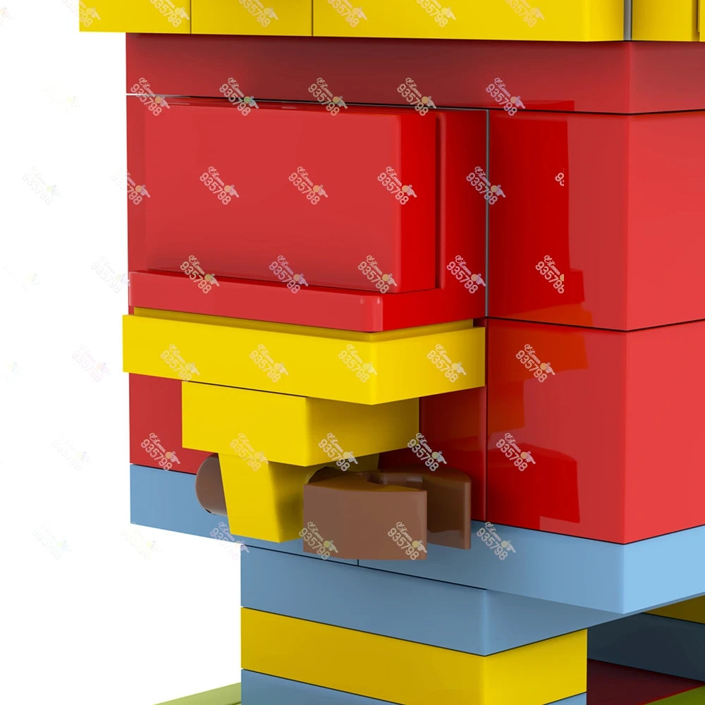 Animation Series Character Building Blocks Set - Marge Bart Maggie Homer Figures - 2