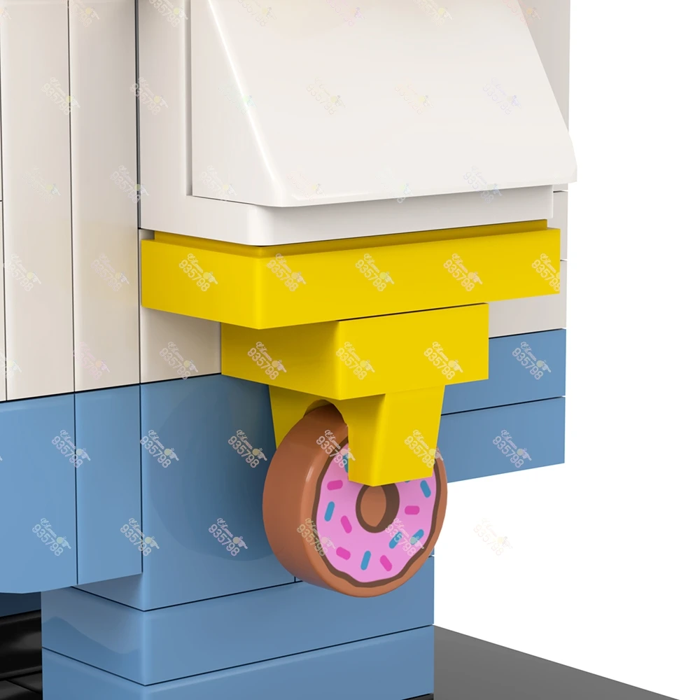 Animation Series Character Building Blocks Set - Marge Bart Maggie Homer Figures - 5