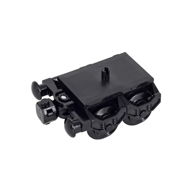 Train Base Wheel Carriage Building Blocks Set for DIY Model Construction - 4