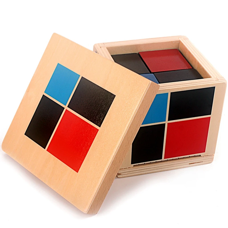 Montessori Binomial and Trinomial Cube Set for Algebraic Arithmetic - 4