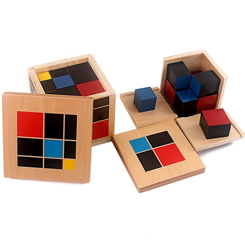 Montessori Binomial and Trinomial Cube Set for Algebraic Arithmetic