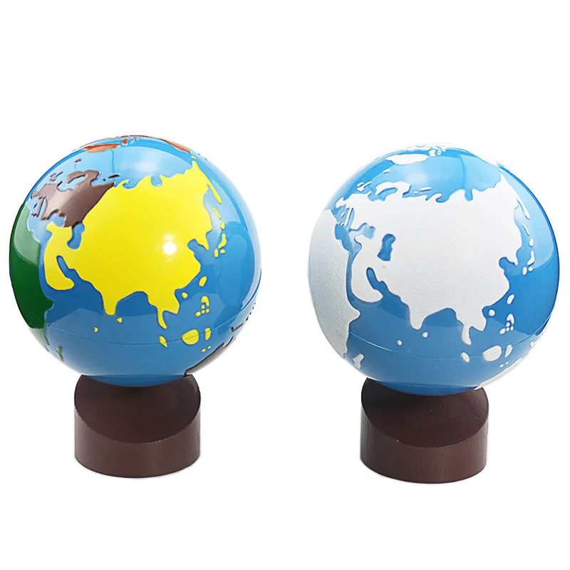 Montessori Geography Globe for Kids, Educational Earth Learning Toy
