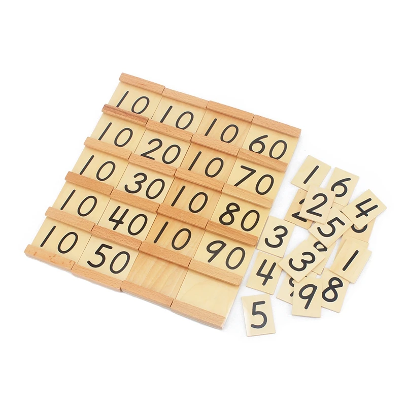 Teens and Tens Seguin Board with Bead Bars Math Learning Toy - 3