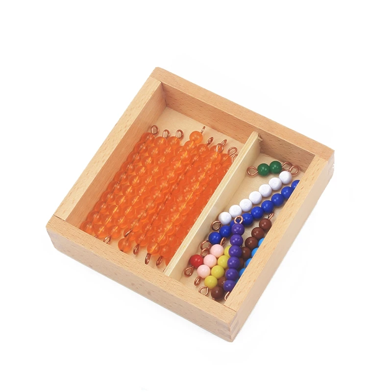 Teens and Tens Seguin Board with Bead Bars Math Learning Toy - 4