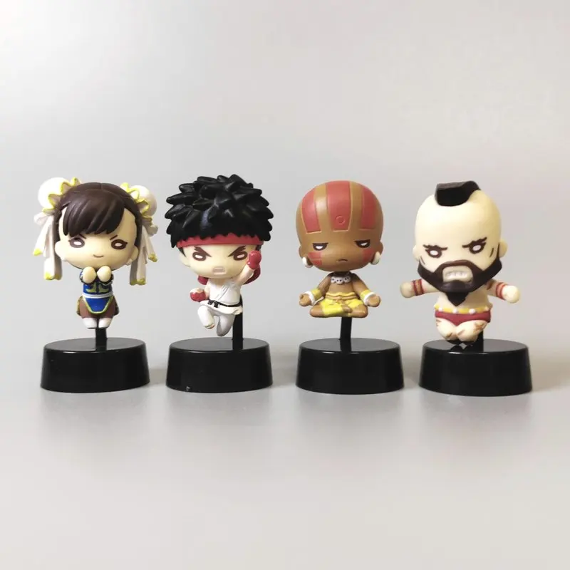 Chunli Action Figure Anime Street Capsule Toy Collectible Desktop Ornament - 2