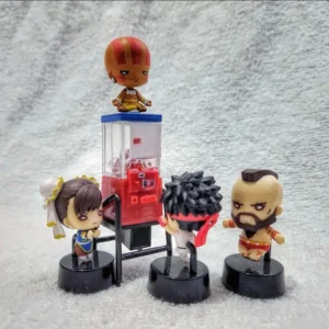 Chunli Action Figure Anime Street Capsule Toy Collectible Desktop Ornament