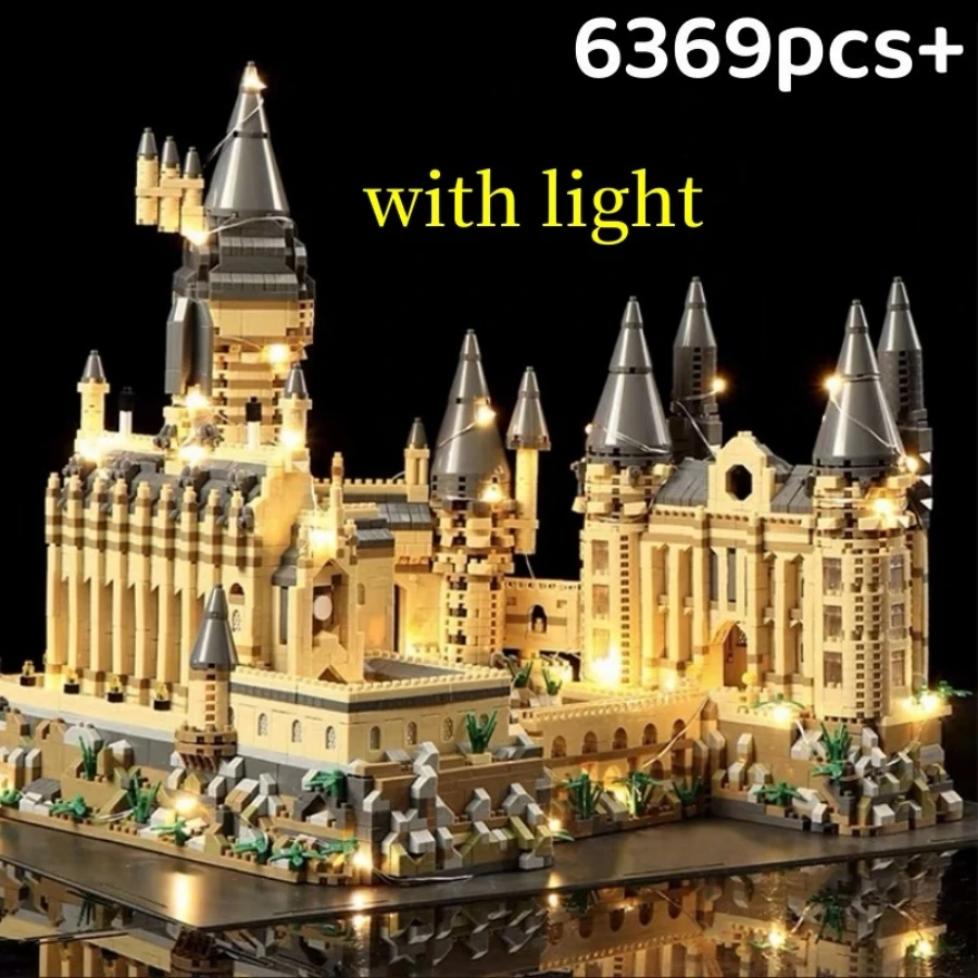 Magic Castle Micro Building Blocks with LED Light Street View Architecture Model Kit - 5