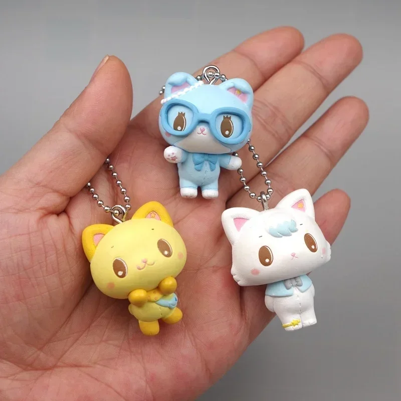 Sanrio Mewkledreamy Figure Keychain, 4cm Kawaii Anime Pendant - 3