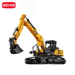 Excavator Building Blocks Set 1022pcs Construction Engineering Vehicle