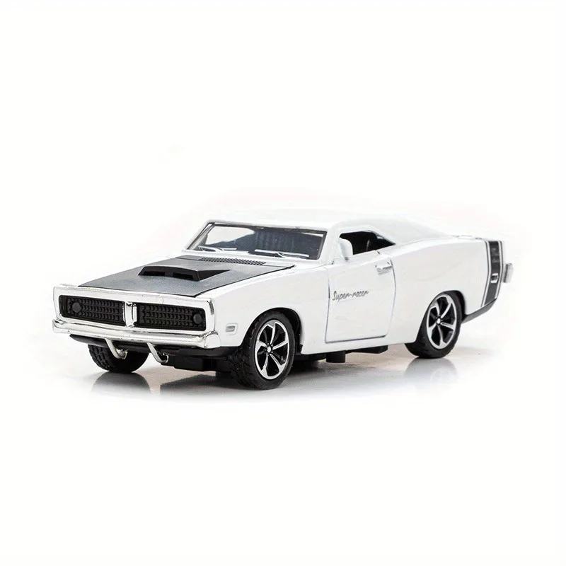 1:32 Alloy Dodge Sports Car Model Die Cast Toy Vehicle with Openable Doors - 5