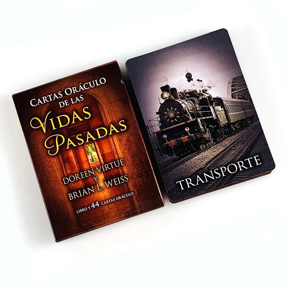 Past Of Life Oracle Cards, 44 Piece Spanish Divination Deck for Fortune Telling and Meditation - 2