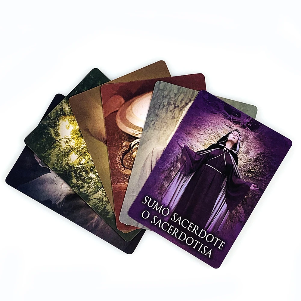 Past Of Life Oracle Cards, 44 Piece Spanish Divination Deck for Fortune Telling and Meditation - 5