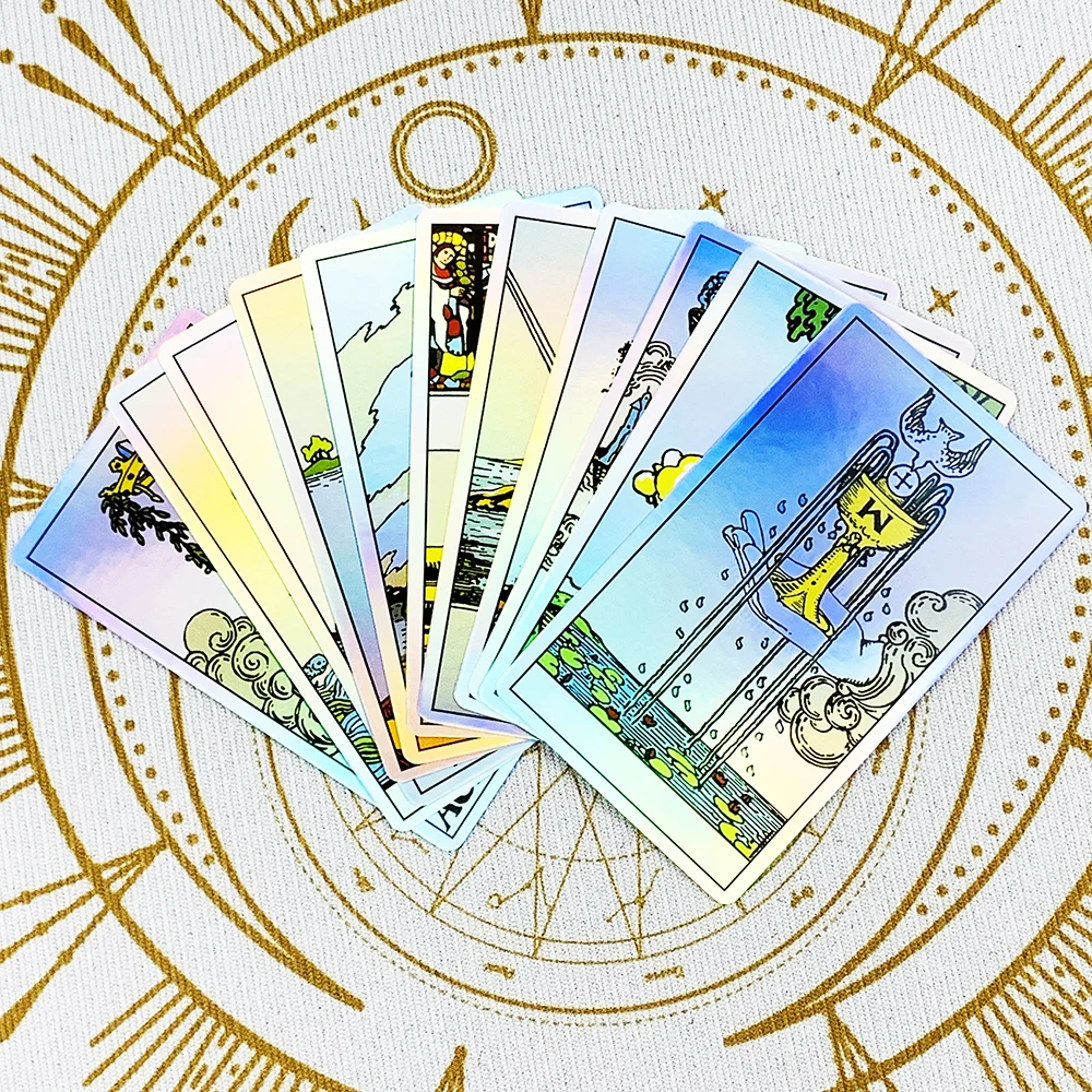 Tarot Oracle Cards 78-Piece Deck for Divination and Board Games - 3