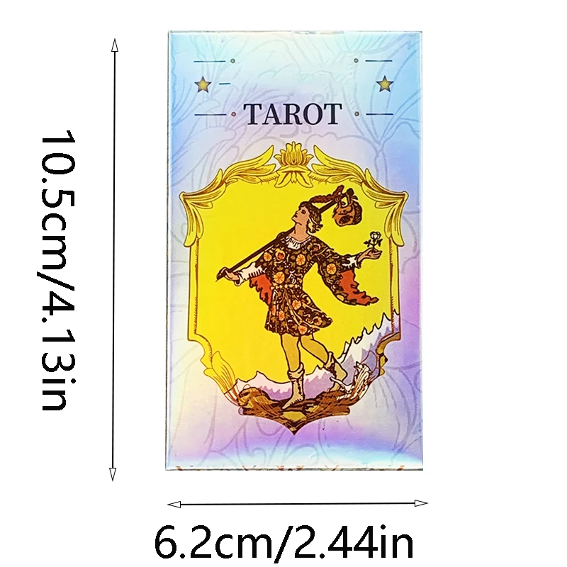 Tarot Oracle Cards 78-Piece Deck for Divination and Board Games - 6