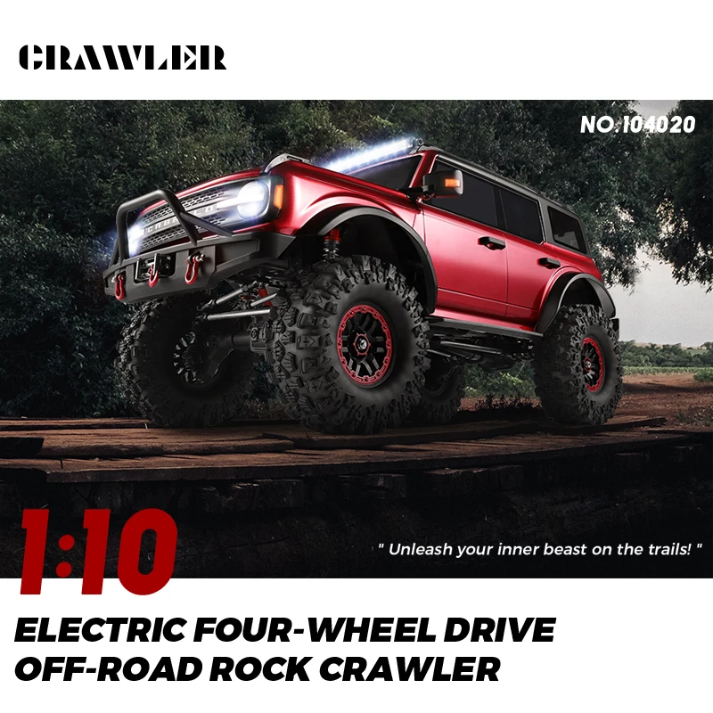 1/10 4WD RC Car Off Road 4x4 Remote Control Climbing Vehicle 45 Mins - 6