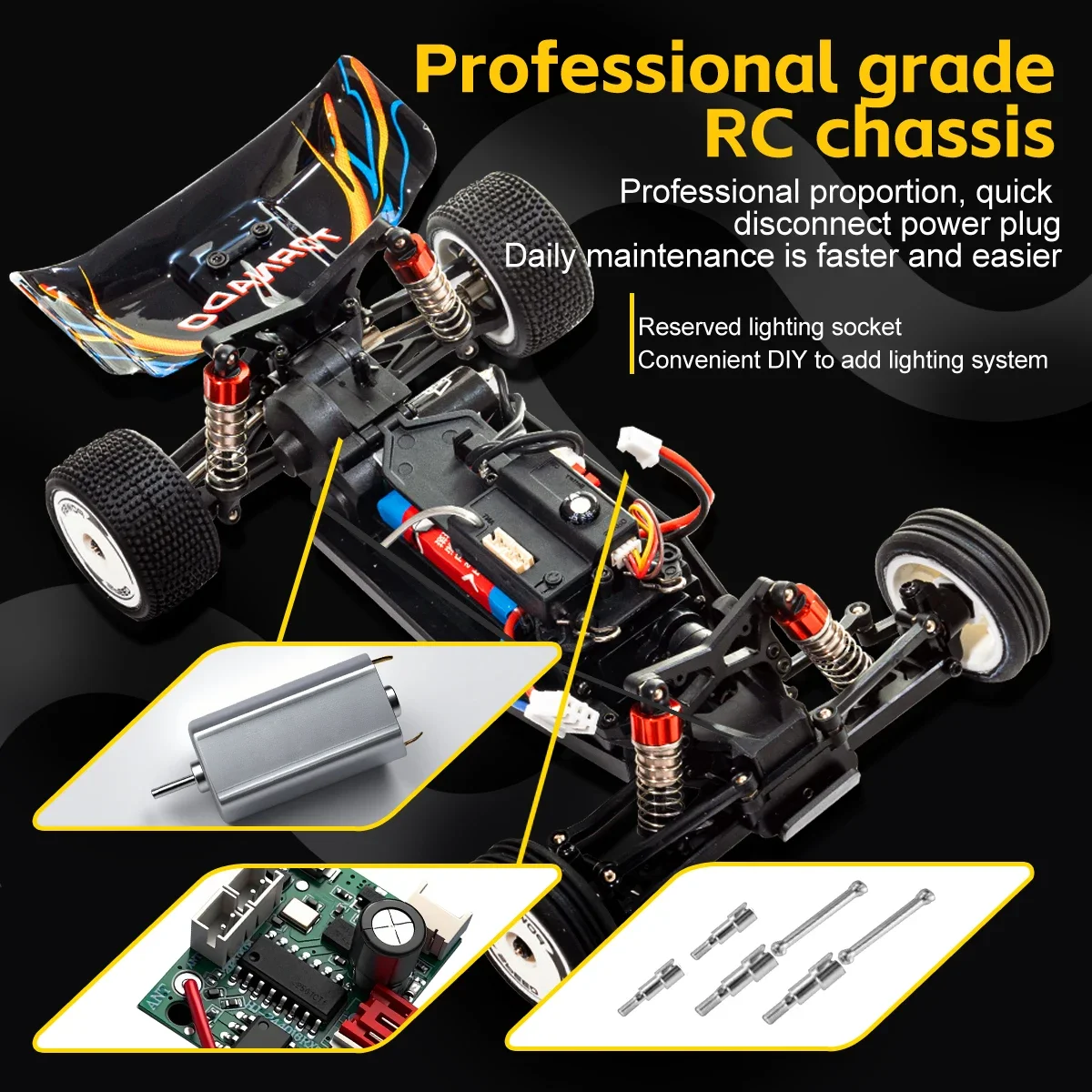 1:24 Electric 2WD Racing Car with Gyro and 25KM/H Speed - 3