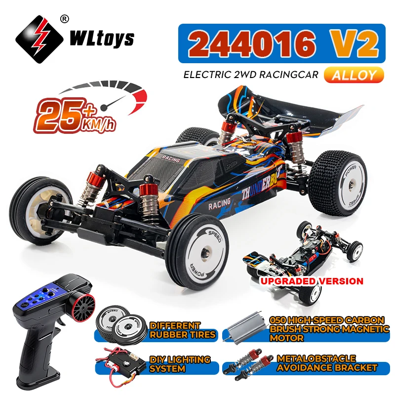 1:24 Electric 2WD Racing Car with Gyro and 25KM/H Speed