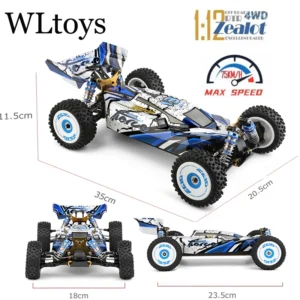 1/12 Scale 4WD Brushless RC Car 75Km/H High Speed Remote Control Off-road Drift Vehicle