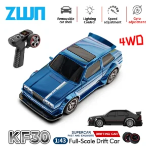 1:43 4WD Drift RC Car with Gyroscope and LED Lights