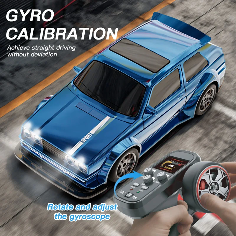 1:43 4WD Drift RC Car with Gyroscope and LED Lights - 5