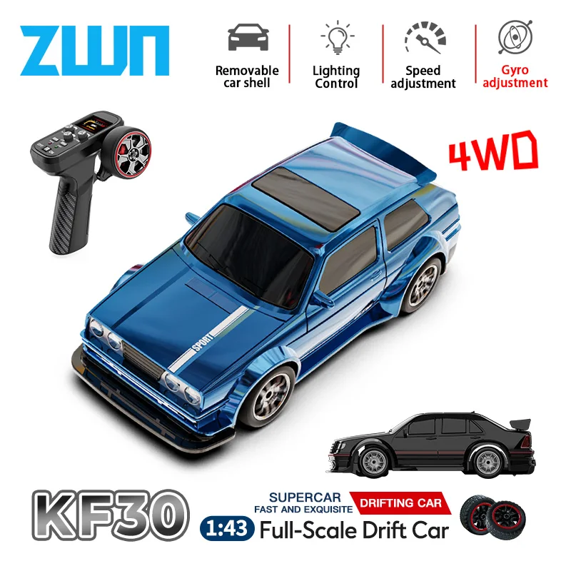 1:43 4WD Drift RC Car with Gyroscope and LED Lights